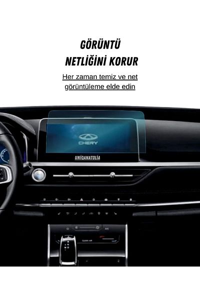 UniqAnatolia Chery Tiggo7 Pro 2023 Navigation and Digital Instrument Panel Compatible Nano Screen Protector