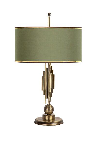 Vinner Marche Mka-01 Eskitme Mat Gold Metal Abajur - Gold Haki