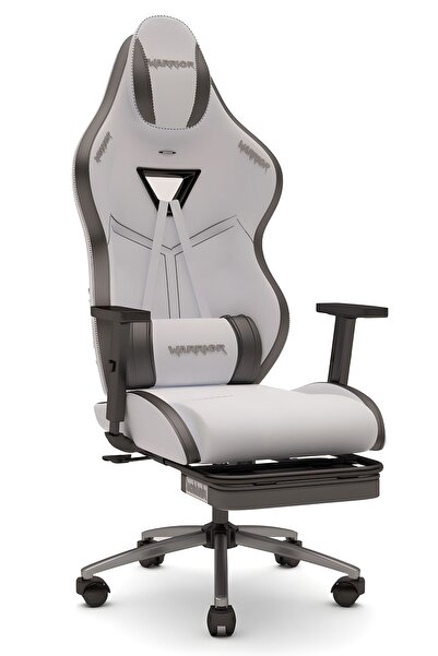 warrior Aragorn Blanc Deri Oyuncu Koltuğu - Siyah - Ayak Uzatmalı Bilgisayar ...