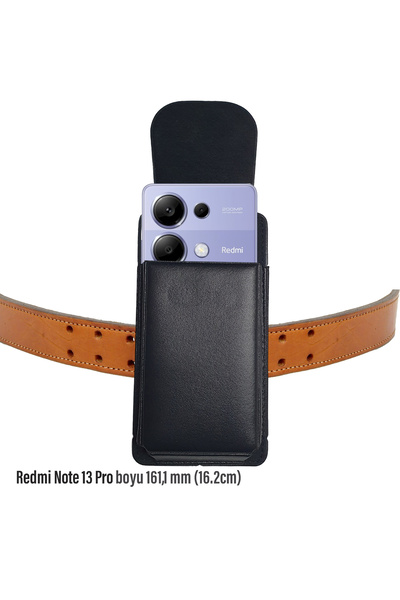 EXENAR Redmi Note 13 Pro - Husă pentru curea cu clapă pentru fixare în talie