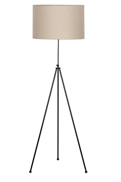 Vinner Noa Siyah Kaplama Tripod Boyu Ayarlanabilir Metal Lambader - Pre Gri