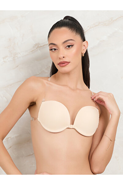 Styli حمالة صدر بحزام شفاف للتثبيت الأمامي