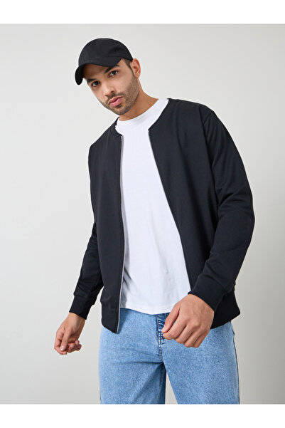 Styli جاكيت بومبر مريح بسحاب