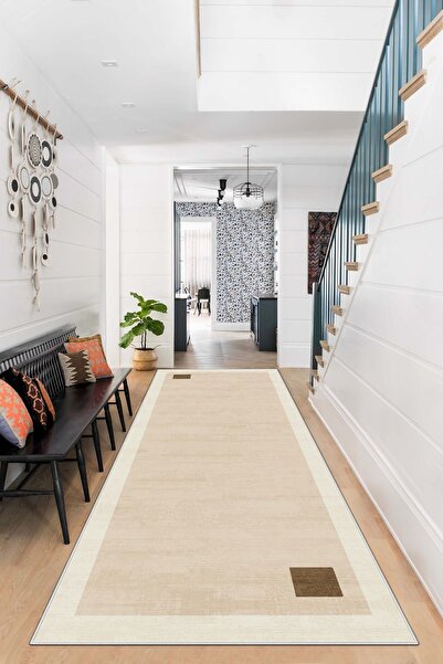 Confidence Home Machine Washable Non-Slip Base Stain Resistant Beige Living Room Carpet Kitchen Carpet and Runner