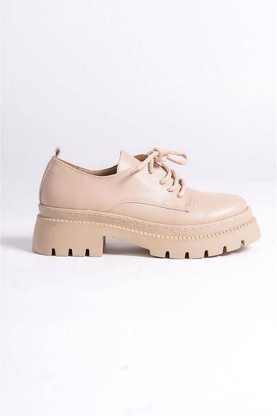 Shoesers Дамски ежедневни мокасини с дебела подметка Обувки с връзки и мокасини
