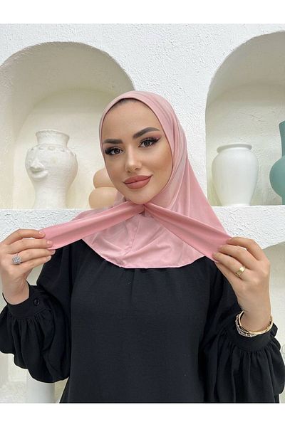 useev شال ساندي وردي جاهز مع أزرار كبس - استخدام البحر وحمام السباحة