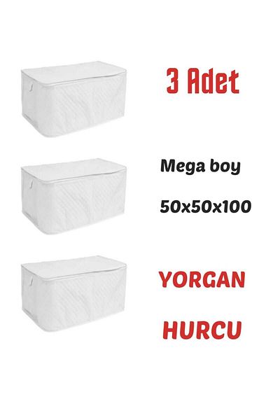 AYHOME 3-Piece Storage Bag Set - Multi-Purpose Storage Bins, Fabric Storage Bag Organizer Sweater and Clothes Outfit