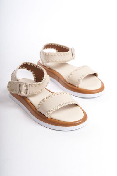 Shoesers Sandale cu curea la gleznă, cu curea la gleznă, tricotate manual, cu design special pentru femei
