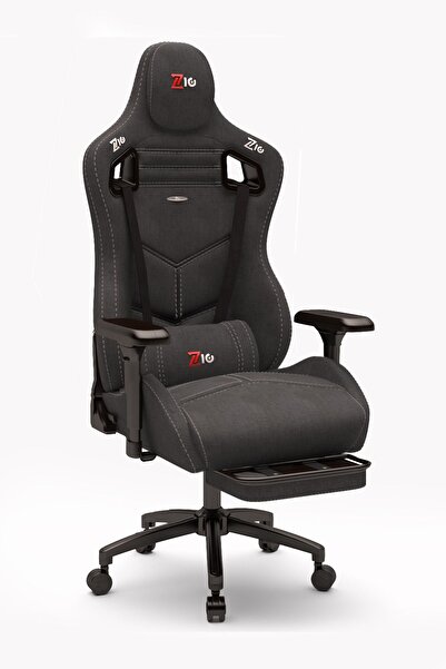 Zio Gaming Zio Venom Xl Profesyonel Oyuncu Koltuğu - Antrasit Kumaş - Visco Oturak, 4d Kol, Ayak Uzatma