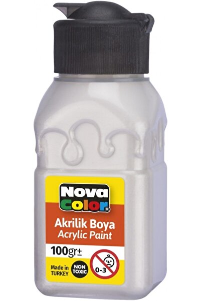 Nova Color Mahi Max Akrilik Boya 100 Gr Sedef Beyaz