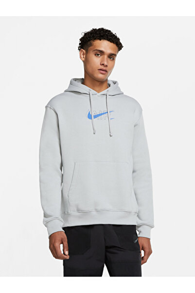 Nike Sportswear Erkek Beyaz Hoodie Sweatshirt DD9694-077