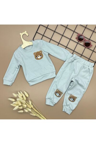 minibird baby طقم سلكي مطرز من 3 قطع