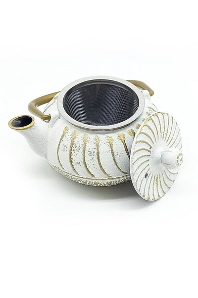 Taşev White Tasev Linden - 750 ml Hyacinth Cast Teapot