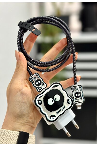 Go Aksesuar iPhone 18/20 W Şarj Cihazı Uyumlu 5 Parça Şarj Koruma Seti