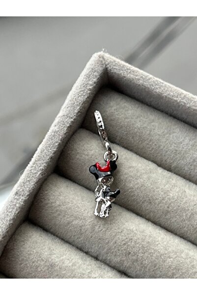 asaf Kız çocuk anne charm | gümüş kaplama