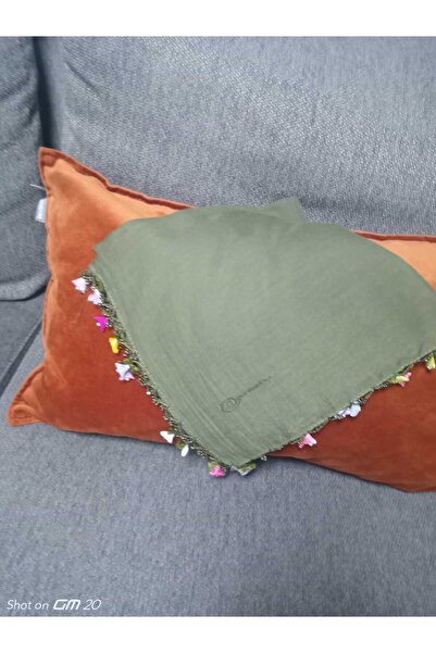 hoaryage Scriere cu margele - Panglică amuletă, lucrată manual și eșarfă cu 4...