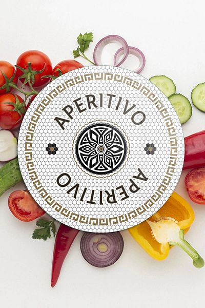 Decovetro لوح تقطيع زجاجي دائري من أموري - 30x30 سم Aperitivo