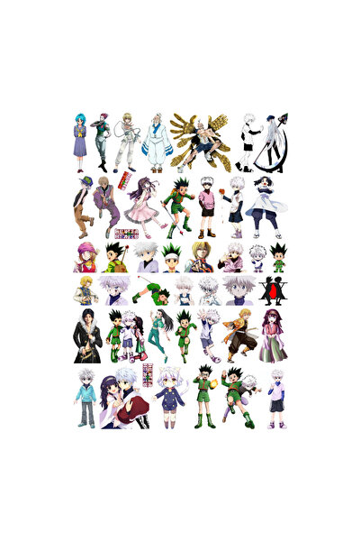 Ororabutik مجموعة ملصقات أنيمي هنتر X هنتر مكونة من 45 قطعة - مجموعة ملصقات م...