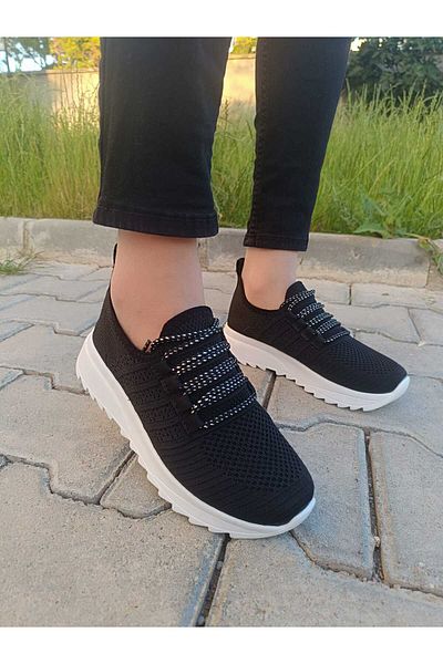 ZERDALİFE Pantofi sport ușori ortopedici negri Zerdalifee - Talpă moale Casual