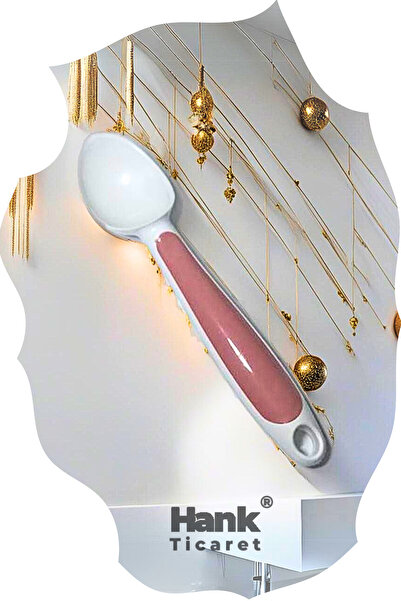 HANK ملعقة آيس كريم بلاستيكية ناعمة وخفيفة الوزن