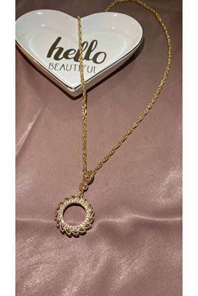 Herşey Nota Çeyrek dorika 22ayar altın kaplama kolye 55cm zincir