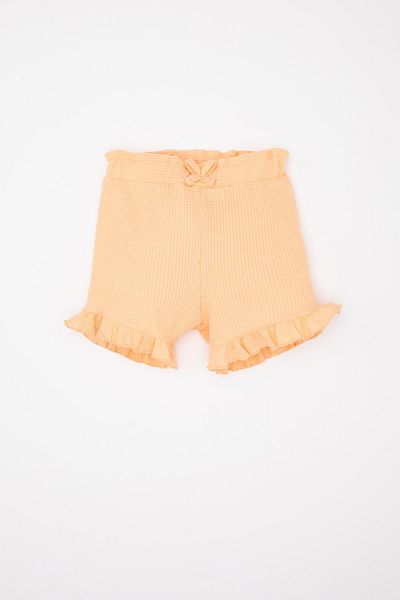 DeFacto Waffle Patterned Baby Girl Shorts - Comfort Fit A8043A524SM