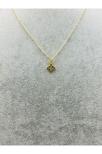 Han Ticarethane Gold Color Polar Star Necklace