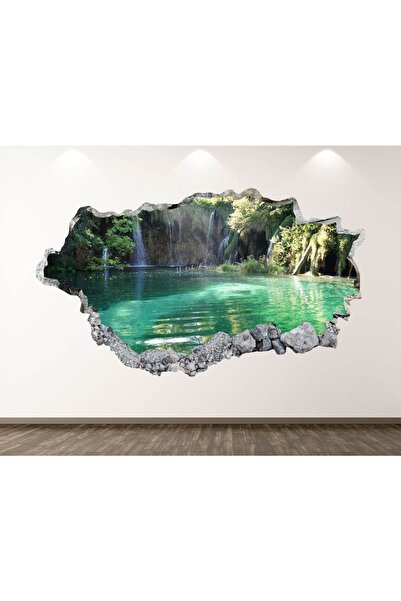 Kt Grup Şehir ve Doğa Manzaraları Full Hd Baskı 3d Modern Duvar Sticker