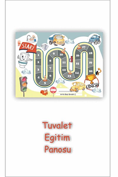 Kt Grup Sürpriz Etiketli Eğlenceli Ve Eğitici Tuvalet Eğitimi Sticker Panosu