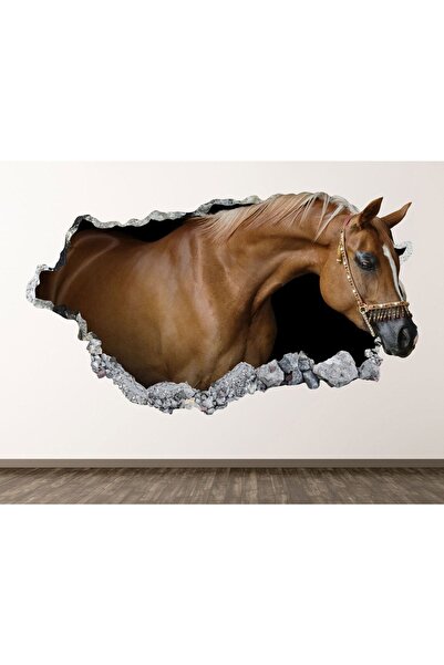 Kt Grup Дикі коні Full HD друк 3D сучасні настінні наклейки