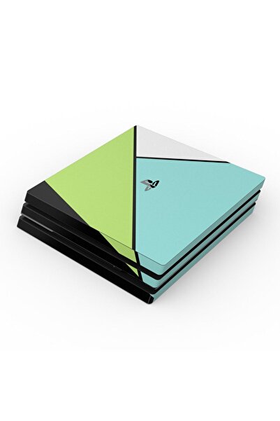 Kt Grup Modern Minimal Renkler Playstation 4 Pro Sticker Kaplamalar