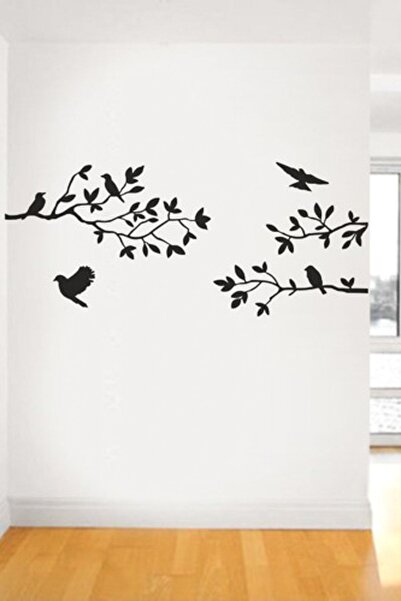 Sticker Sepetim Zidna naljepnica "Grane i ptice"