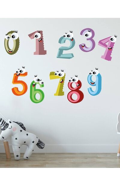 KT Decor Zidna naljepnica serije obrazovnih figura