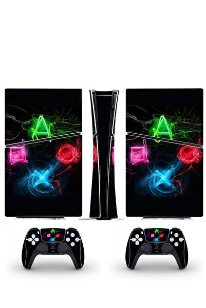 Kt Grup Sanatsal Kontroller Playstation 5 Slim Disk Versiyon Sticker Kaplama ...