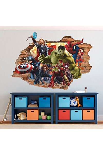 KT Decor Süper Kahramanlar Avengers Yenilmezler Süper Kahramanlar Full Hd Bas...