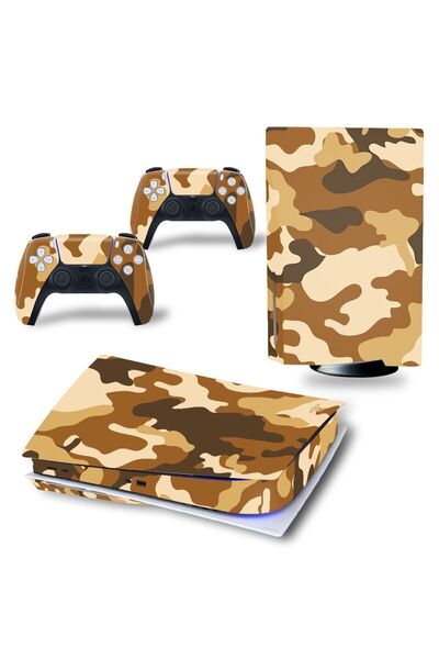 Kt Grup Soft Renkler Kamuflaj Playstation 5 Standart Dijital Versiyon Sticker...