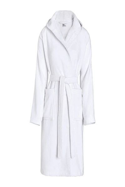 KULCU HOME White Hooded Barrobe