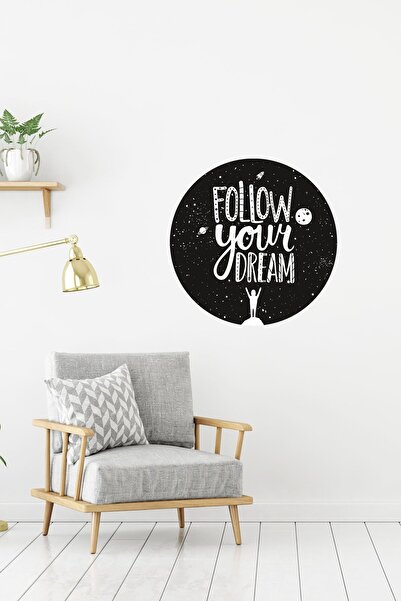 Sim Tasarım Слідуй за своїми мріями Настінна наклейка