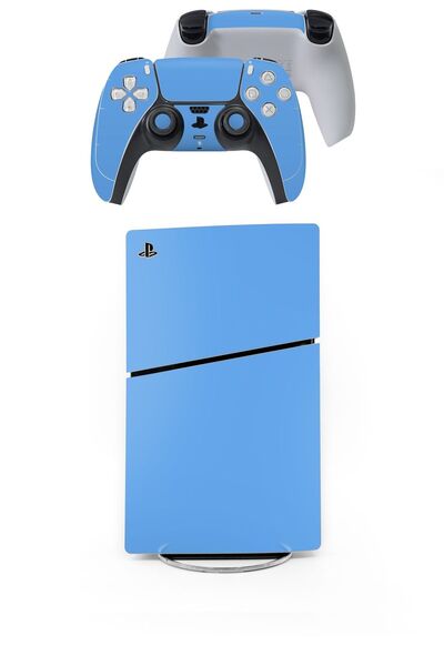 Kt Grup Solid Renkler Playstation 5 Slim Disk Versiyon Sticker Kaplama Seti