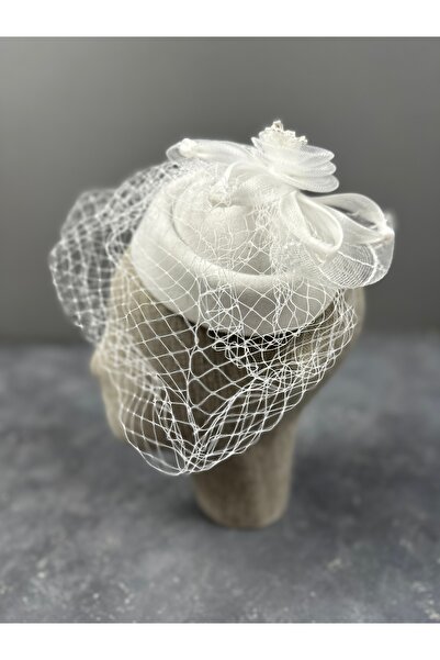 Limelia Șapcă de mireasă simplă pentru nuntă și nuntă, cu detaliu elegant de ...