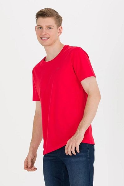 U.S. Polo Assn. Men's Red Crew Neck Basic T-shirt