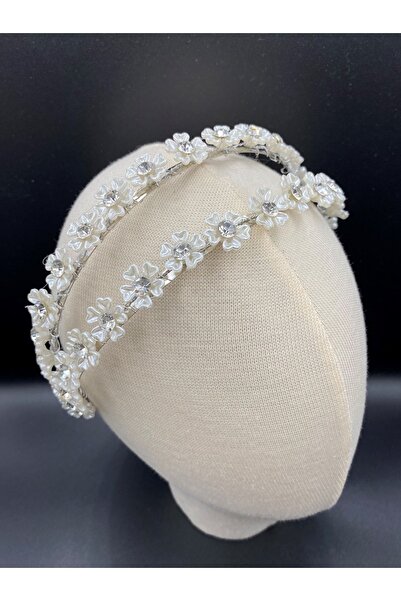 gelinmz Coroană și accesoriu de păr elegant pentru mireasă cu piatră de crist...