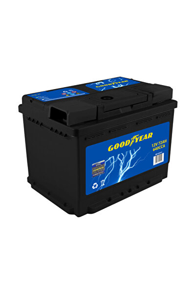 Goodyear 12v 72 Amper L3b Düz Mf Exmet Ind Sulu (640) Soğuk Marş Akımı Akü