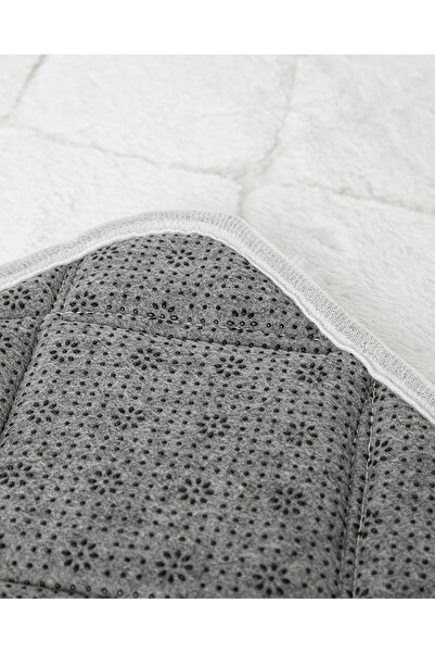 English Home Alb Atingere Moale Rabbit Plush Covora - 60x90 cm Baıe