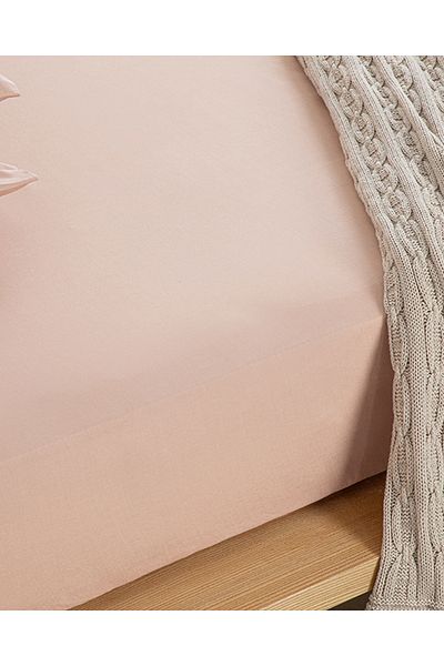 English Home Novella Premium Dried Rose Soft Cotton Single Elastic Sheet Set
