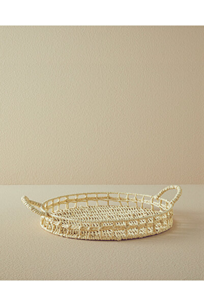 English Home Calantha Kağıt Tepsi Krem