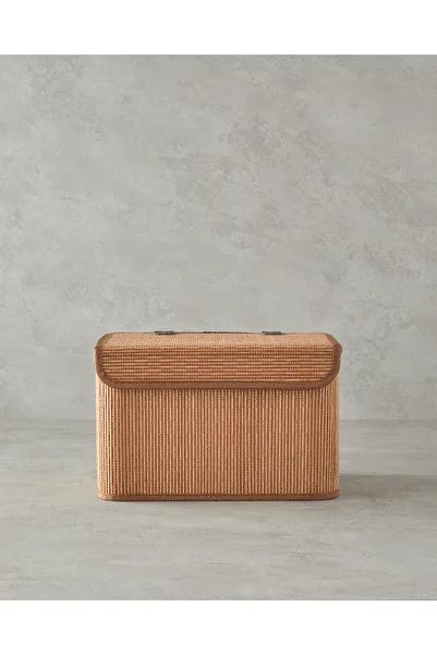 English Home Gina Bamboo Storage Box 28x20x18 Cm Light Brown