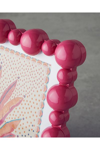 English Home Fuchsia Bubble Decorative Frame