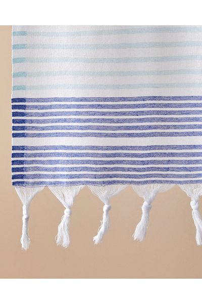 English Home River Reclaimed ριγέ λουράκι - Navy και μπλε