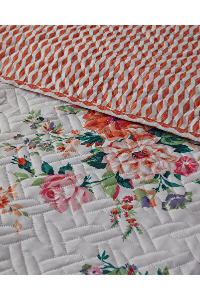 English Home Classic Beauty Tek Kişilik Çok Amaçlı Örtü Turuncu
